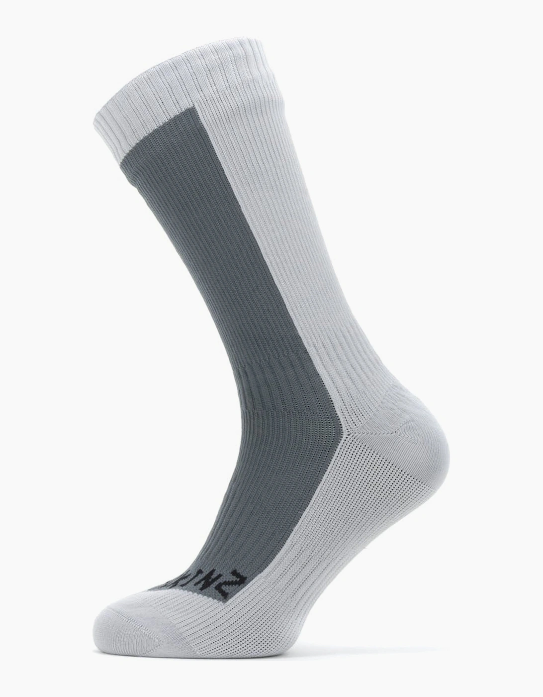 Sealskinz Unisex Grey Starston Waterproof Cold Weather Mid Socks - : M
