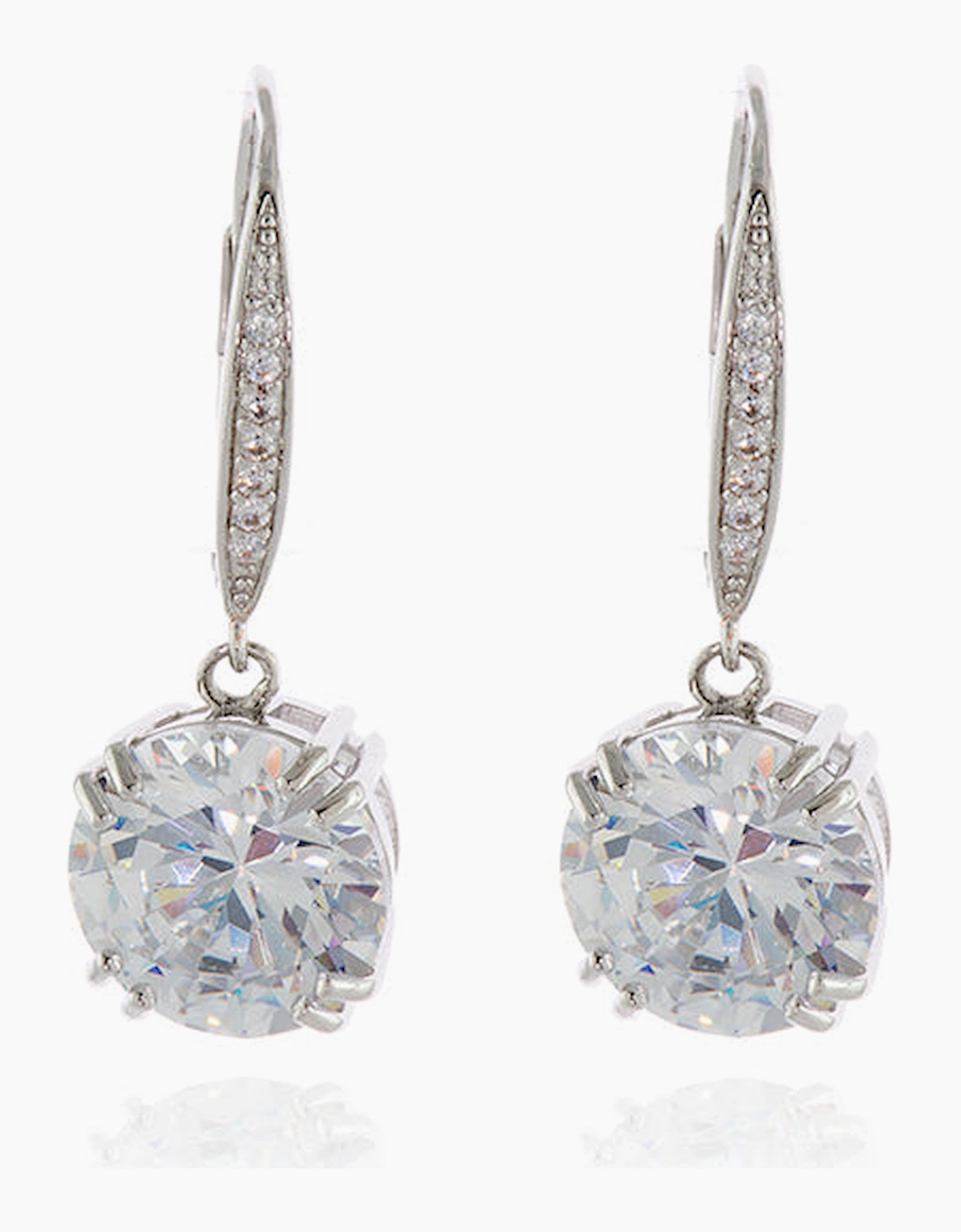 Women's Cachet London Bailey Silver Earrings - Silver/Silver