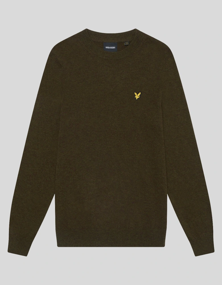 Lambswool Blend Crew Neck Jumper