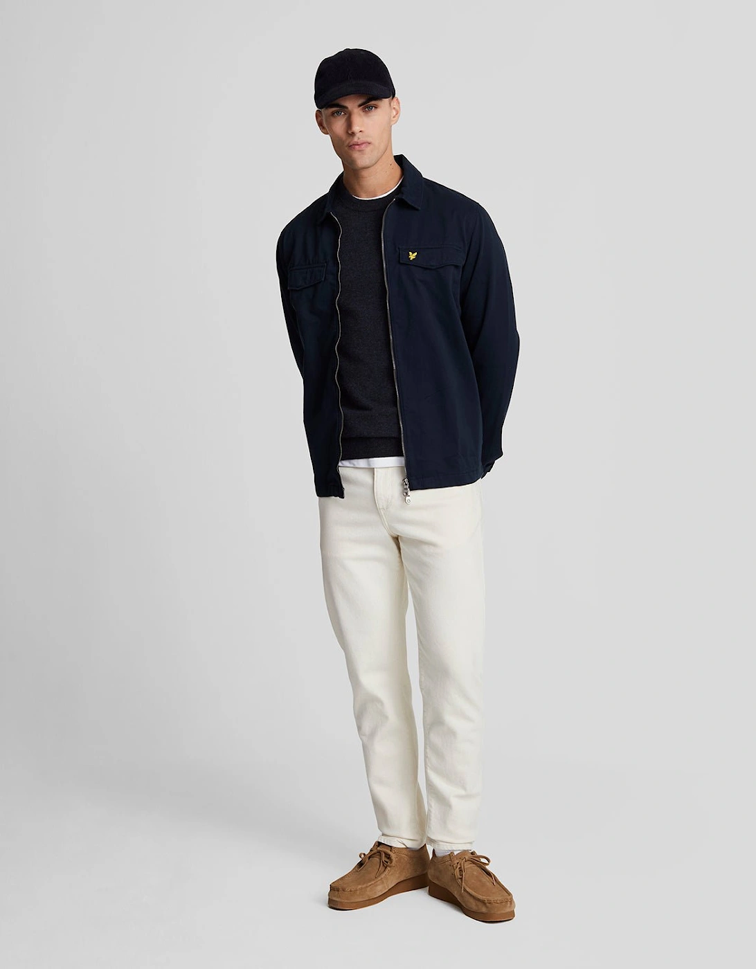 Lambswool Blend Crew Neck Jumper