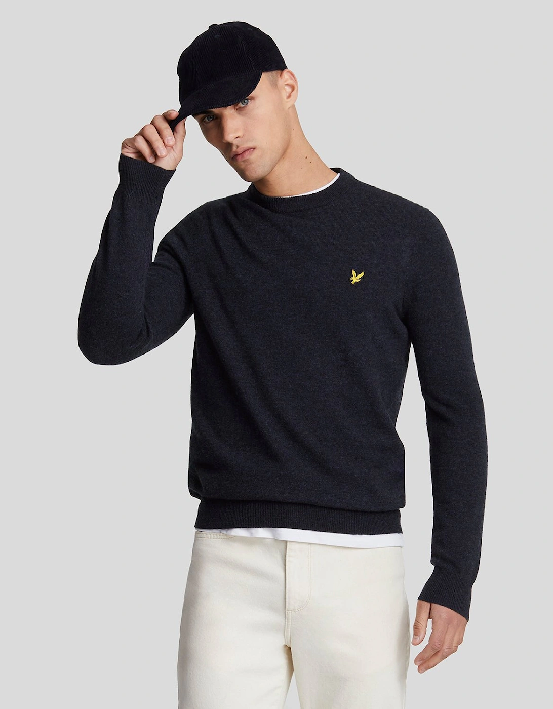 Lambswool Blend Crew Neck Jumper, 6 of 5