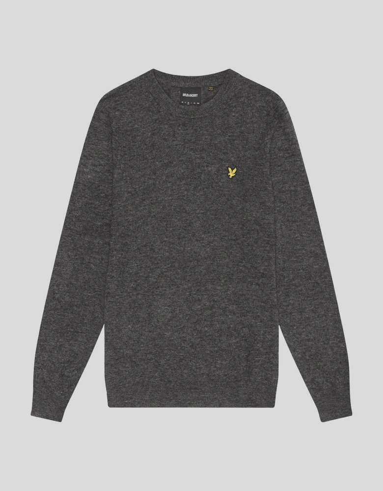 Lambswool Blend Crew Neck Jumper