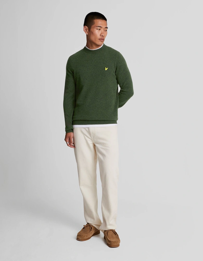 Lambswool Blend Crew Neck Jumper