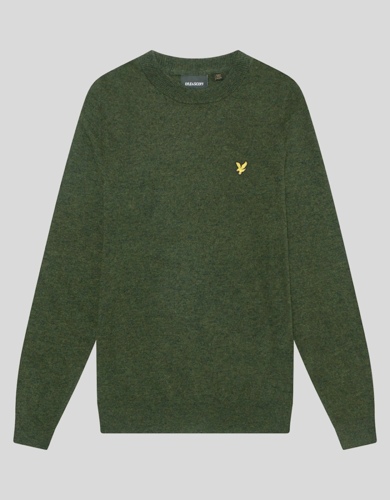 Lambswool Blend Crew Neck Jumper