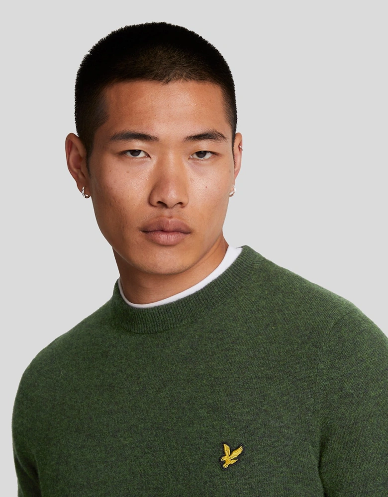 Lambswool Blend Crew Neck Jumper