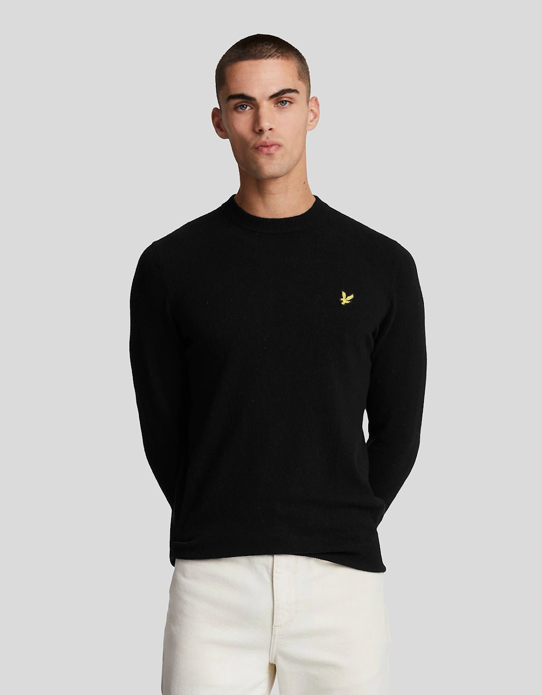 Lambswool Blend Crew Neck Jumper, 6 of 5