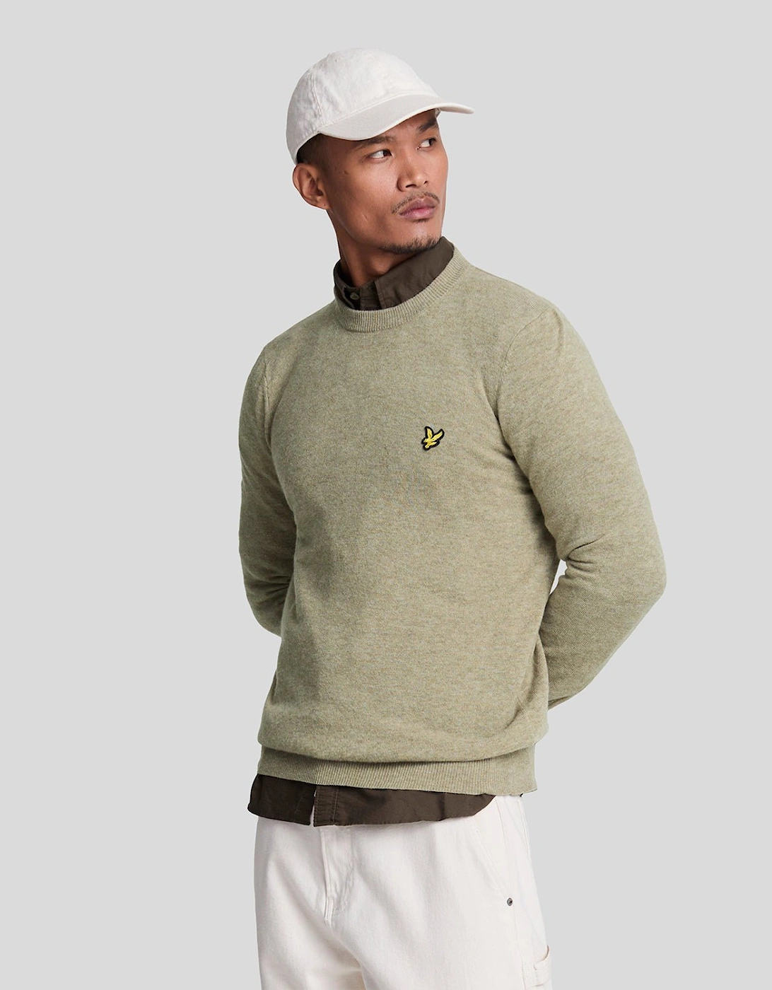 Lambswool Blend Crew Neck Jumper, 6 of 5