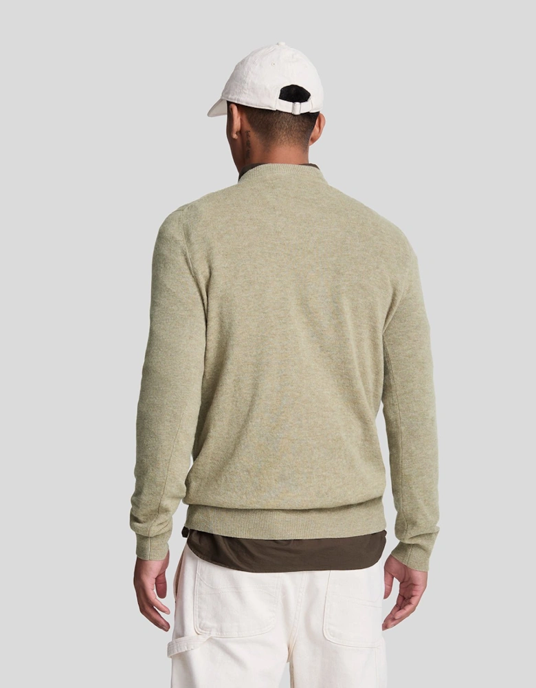 Lambswool Blend Crew Neck Jumper