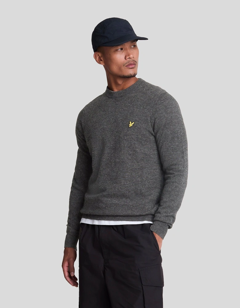 Lambswool Blend Crew Neck Jumper