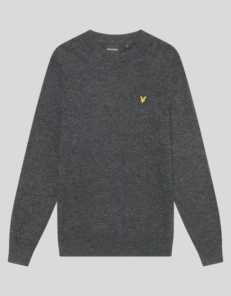 Lambswool Blend Crew Neck Jumper
