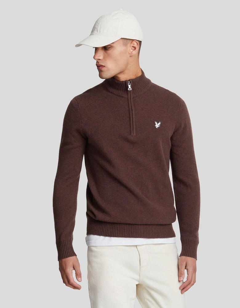 Lambswool 1/4 Zip Jumper