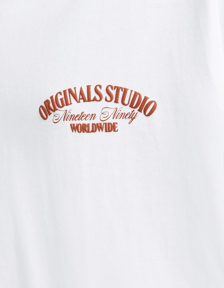 Originals Roxbury Type Short Sleeve Tee Bright White