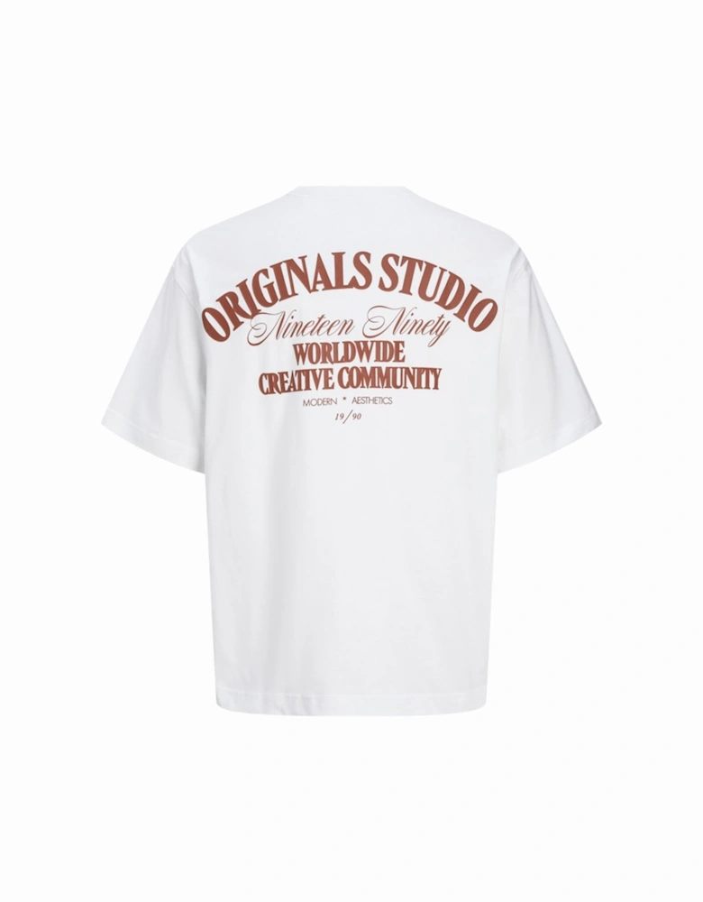 Originals Roxbury Type Short Sleeve Tee Bright White