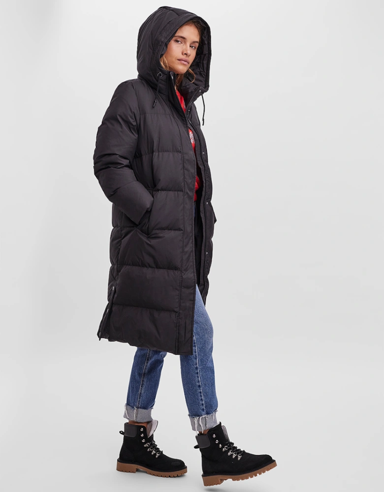 Erica Holly Long Down Jacket Black