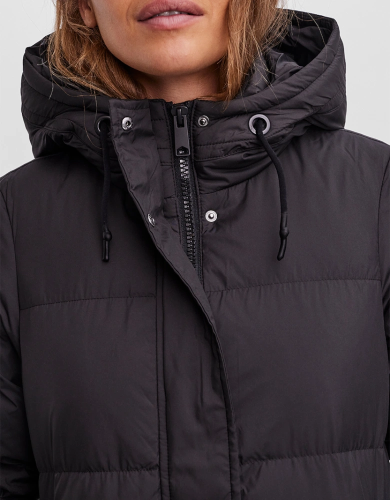 Erica Holly Long Down Jacket Black