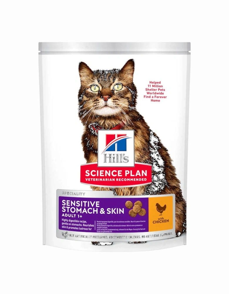 Hill's Science Plan Sensitive Stomach & Skin Adult Cat Food 1.5kg