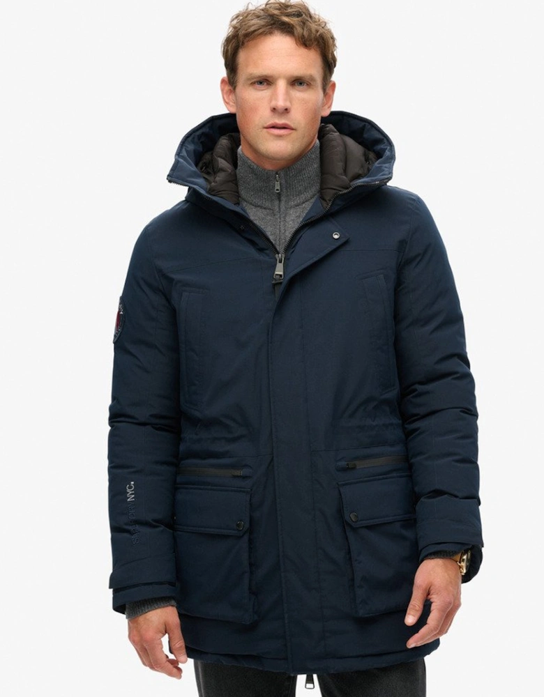 Men's City Padded Parka Jacket Eclipse Navy