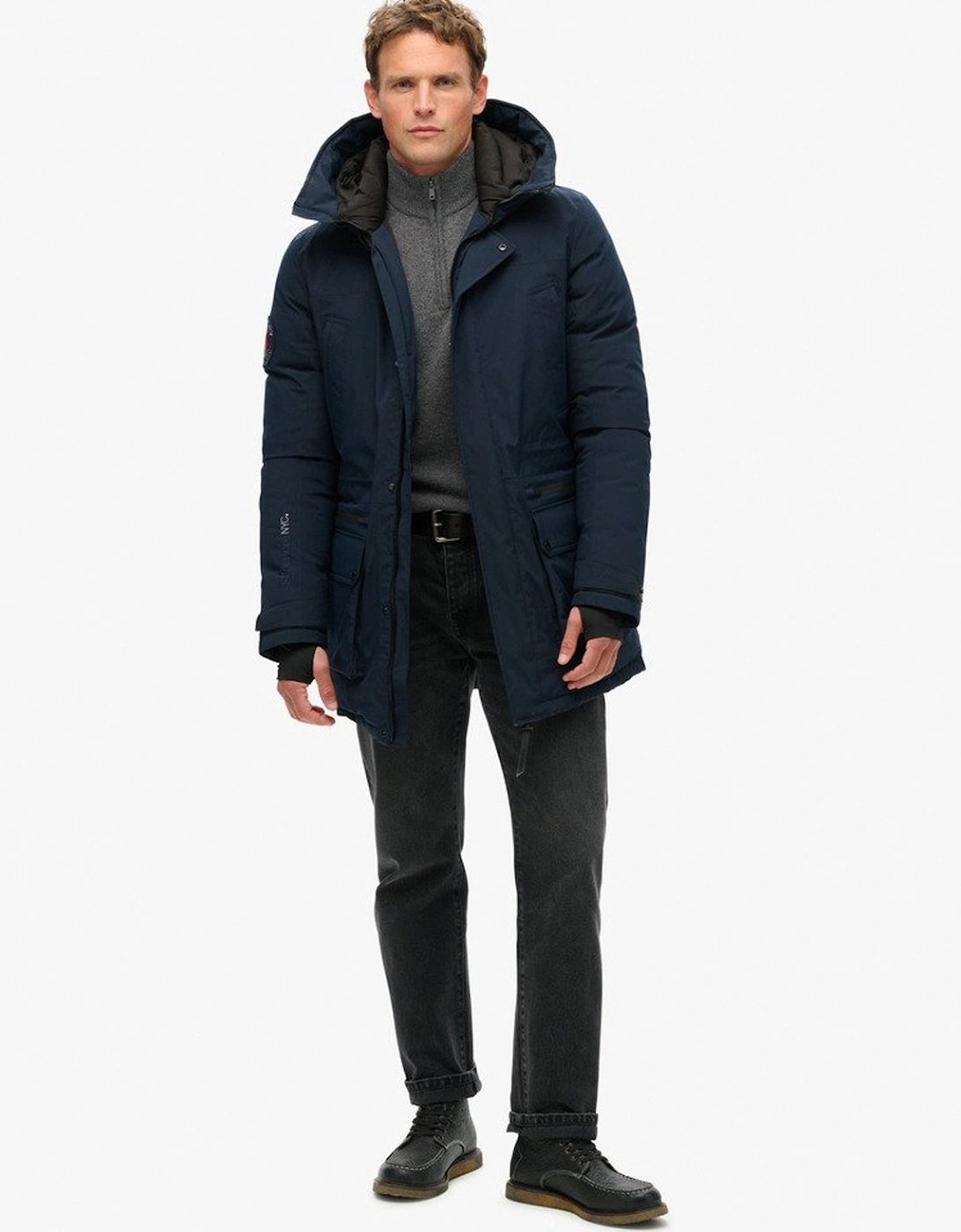 Men's City Padded Parka Jacket Eclipse Navy