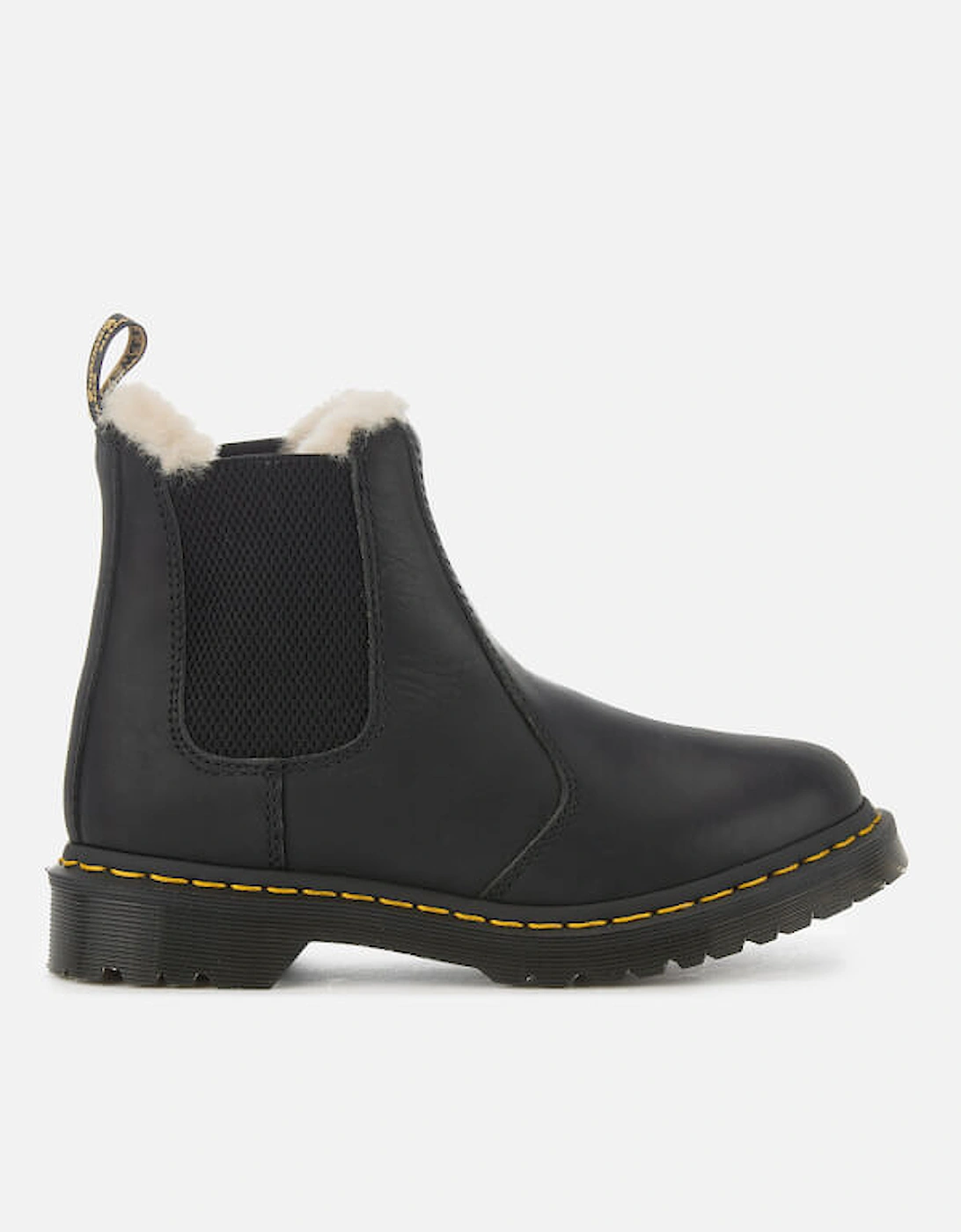 Dr. Martens Women's 2976 Leonore Faux Fur Lined Chelsea Boots - Black, 2 of 1