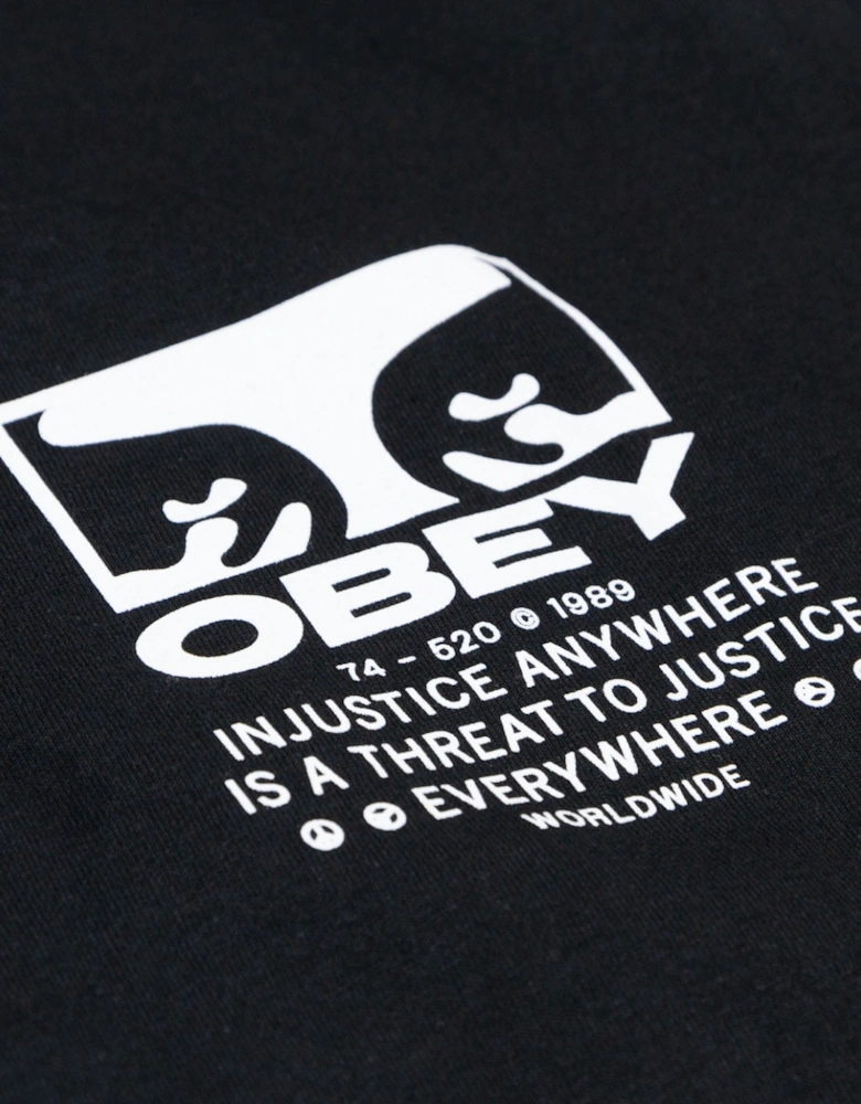 Justice Everywhere T-Shirt - Black