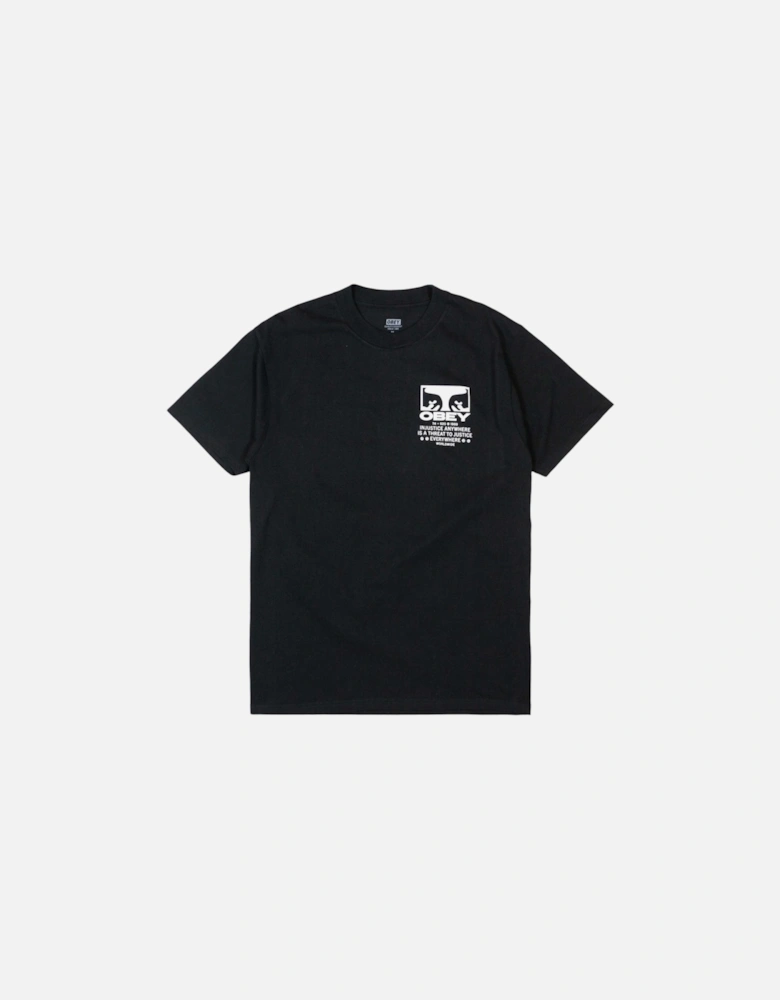 Justice Everywhere T-Shirt - Black