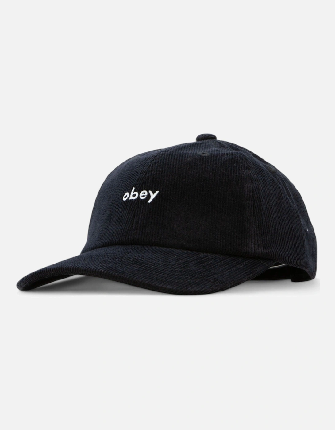 Lowercase Corduroy 6 Panel Strapback Cap - Black, 6 of 5