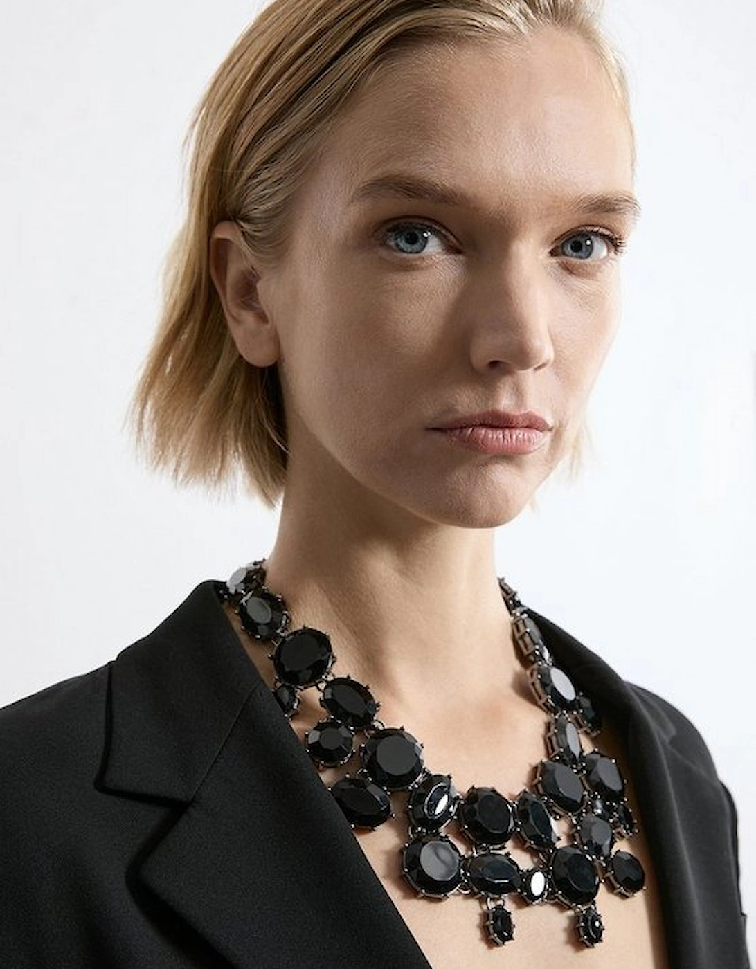 Crystal Detail Scatter Statement Necklace, 2 of 1