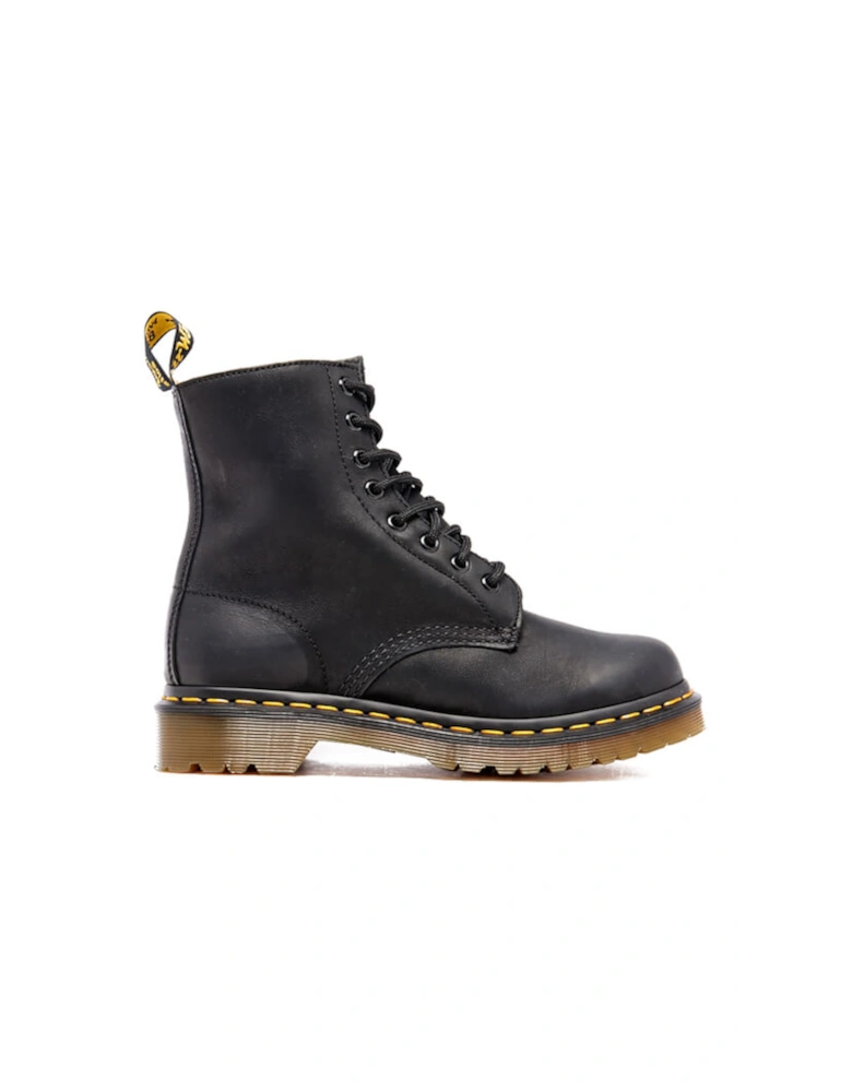 Dr. Martens Women's 1460 Serena Leather/Fur Lined 8-Eye Boots - Black