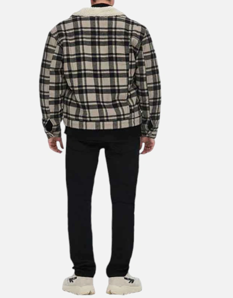 Mens Winter Jacket Fleece Lined Soft Fur Warm Bomber Coat Top Size XS to XL New