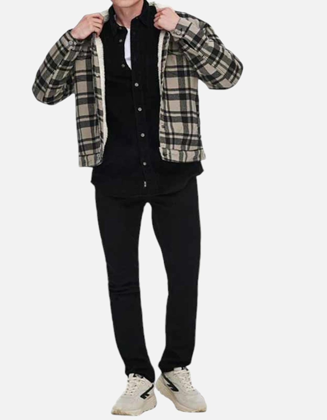 Mens Winter Jacket Fleece Lined Soft Fur Warm Bomber Coat Top Size XS to XL New