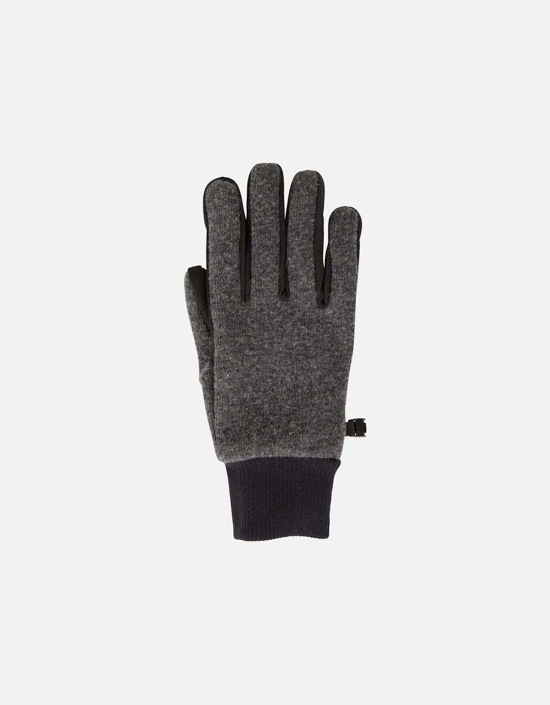 Mountain Warehouse Men's Mountain Warehouse Mens Windproof Faux Fur Lined Touch Gloves - Grey