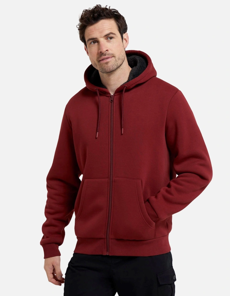 Mens Dalton Borg Lined Full Zip Hoodie