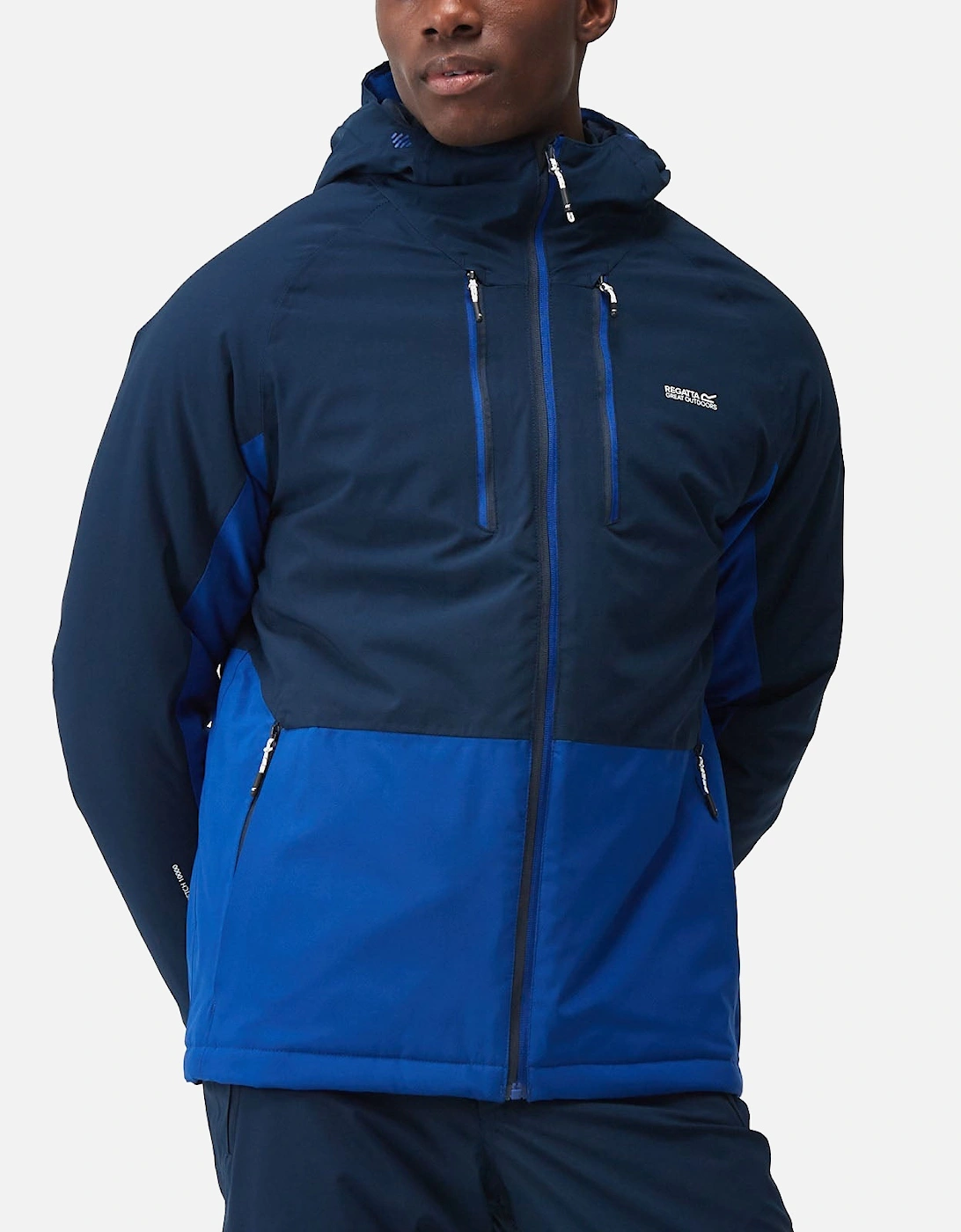 Mens Highton III Stretch Waterproof Jacket - Navy, 2 of 1