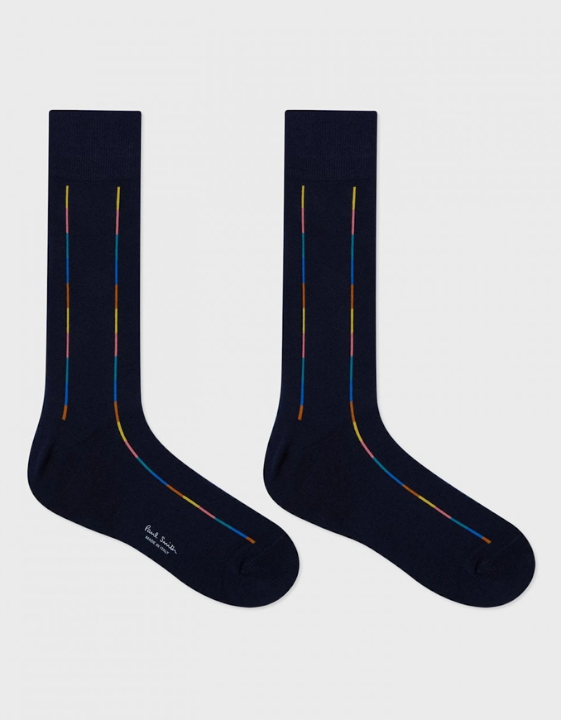 Mens Thin Artist Stripe Socks