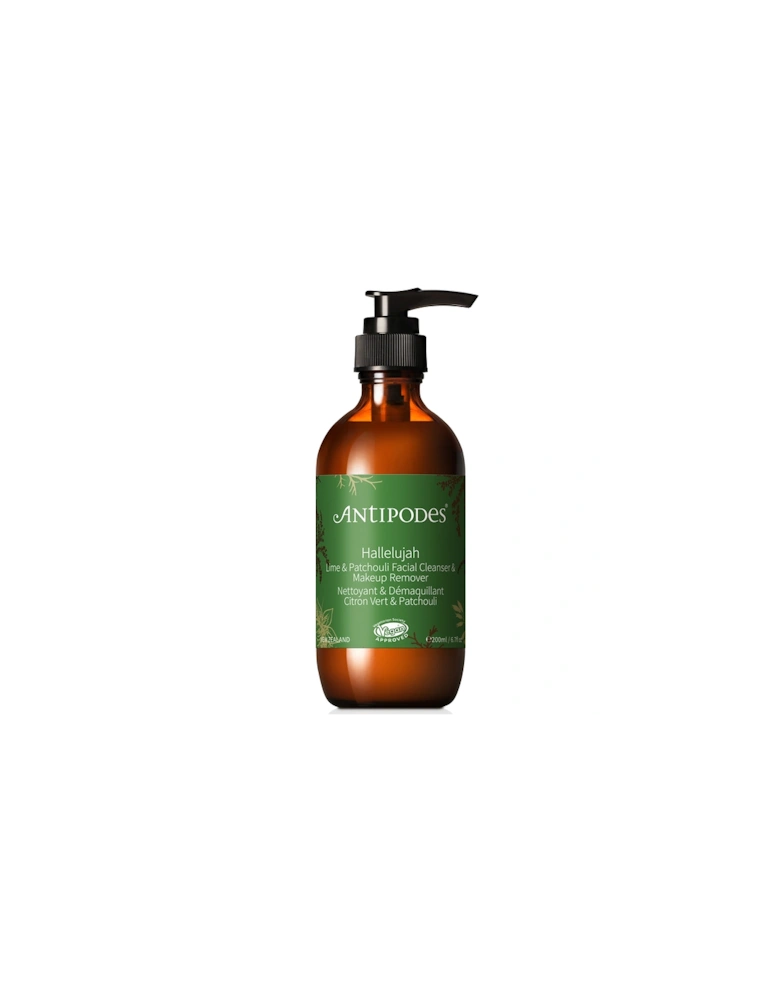 Hallelujah Lime and Patchouli Cleanser and Makeup Remover 200ml - - Hallelujah Lime & Patchouli Cleanser 200ml - Lorna Williams - Hallelujah Lime & Patchouli Cleanser 200ml - Jasmine L Clarke - Hallelujah Lime & Patchouli Cleanser 200ml - Michelle Sullivan