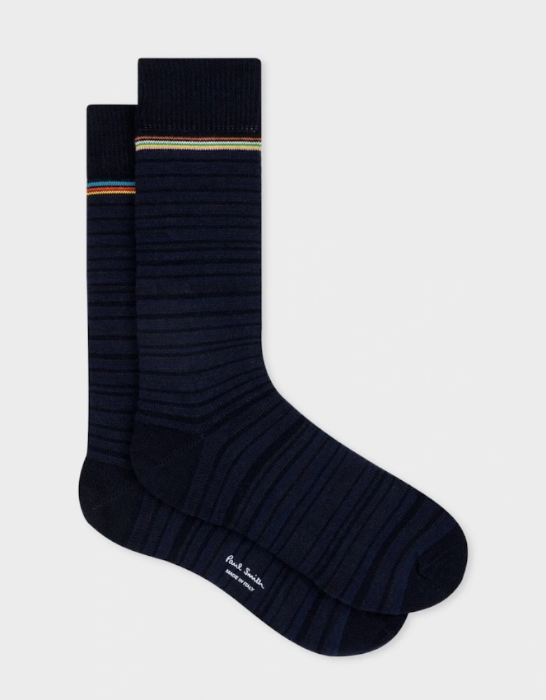 Mens Shadow Stripe Socks