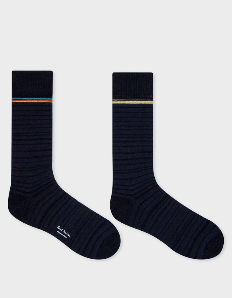 Mens Shadow Stripe Socks