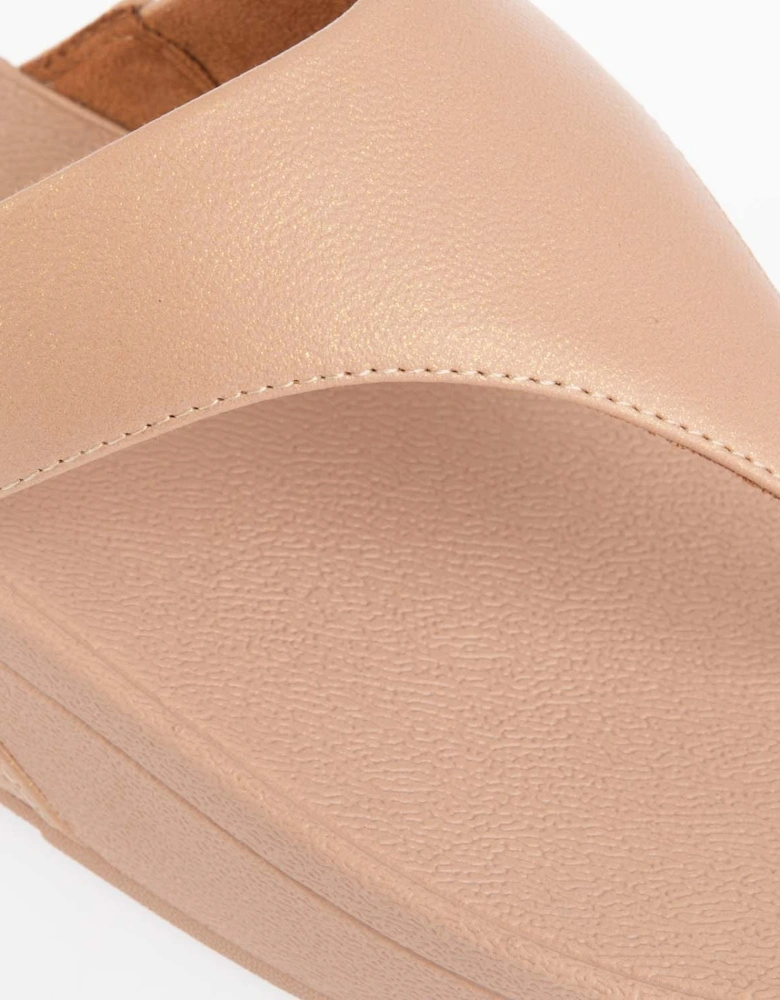 Lulu Shimmer Toe-Post Sandals