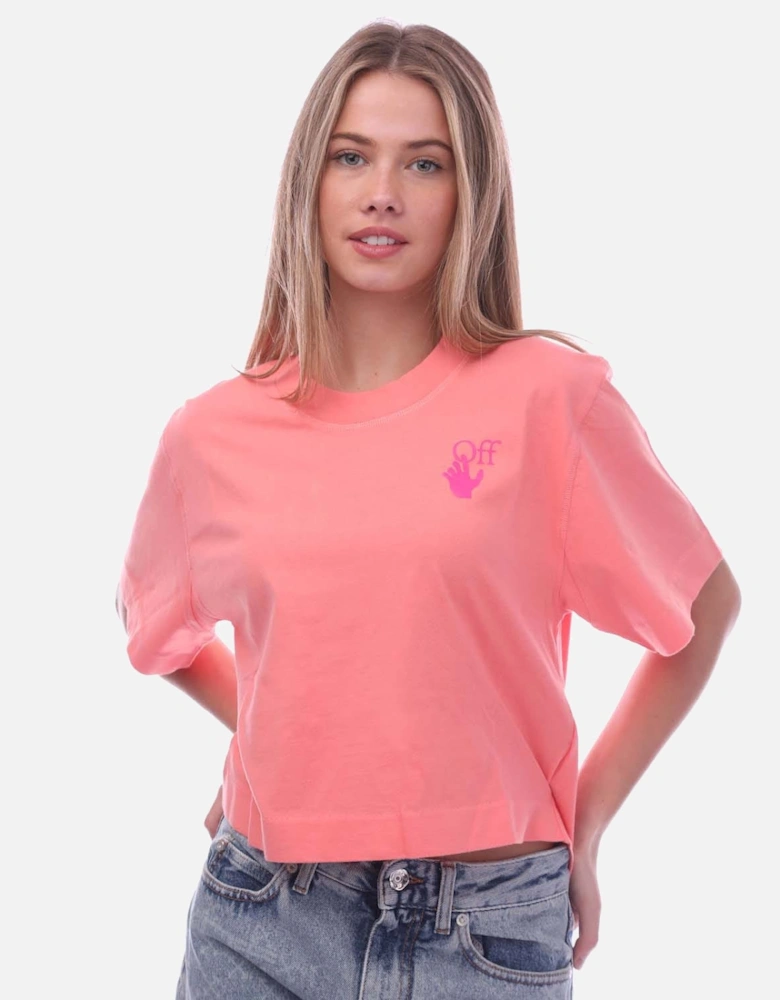 Hands Off Cropped T-Shirt