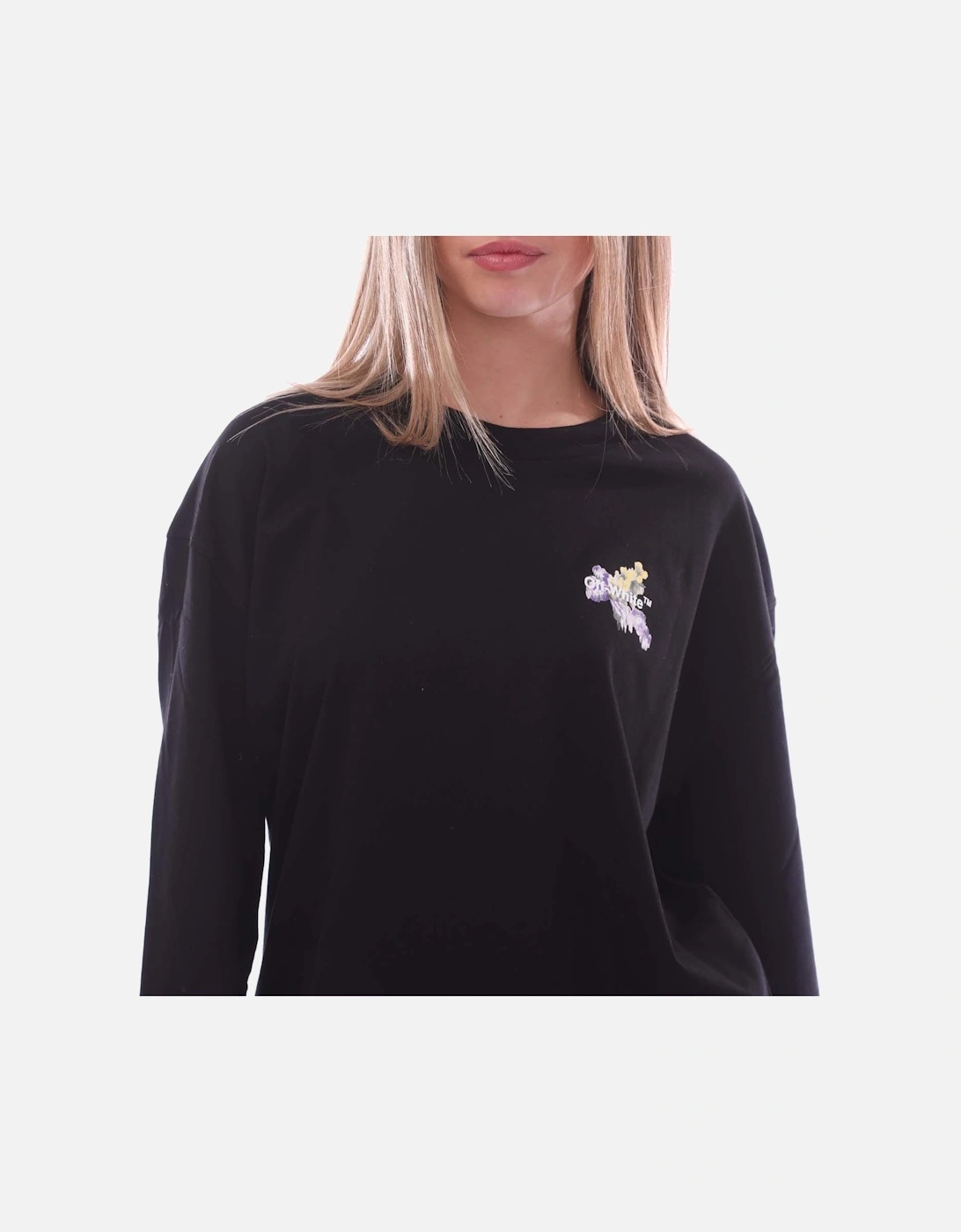 Flower Arrow Long Sleeve Over T-Shirt