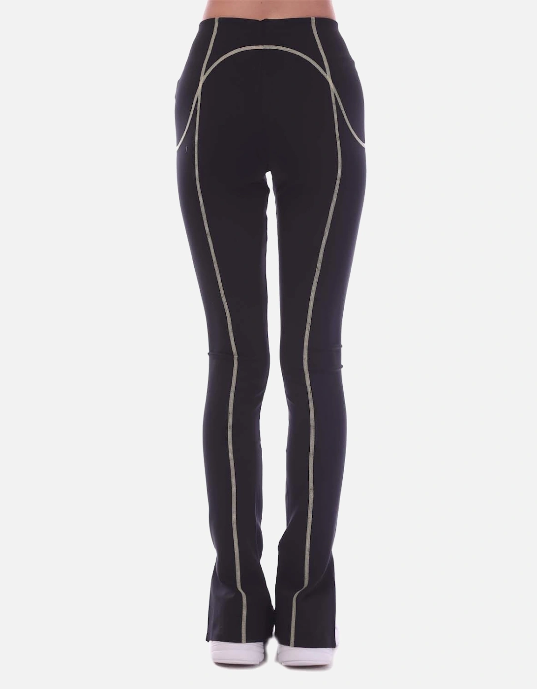 Contrast Stitch Split Leggings