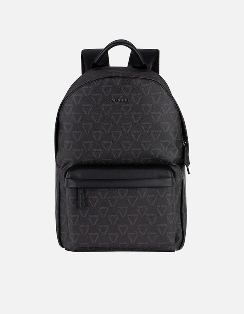Delta Monogram Faux Leather Backpack