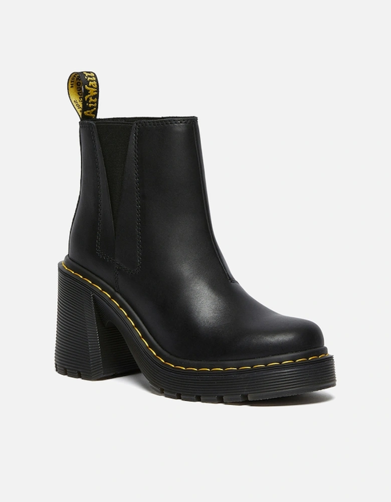 Dr. Martens Women's Spence Leather Heeled Chelsea Boots