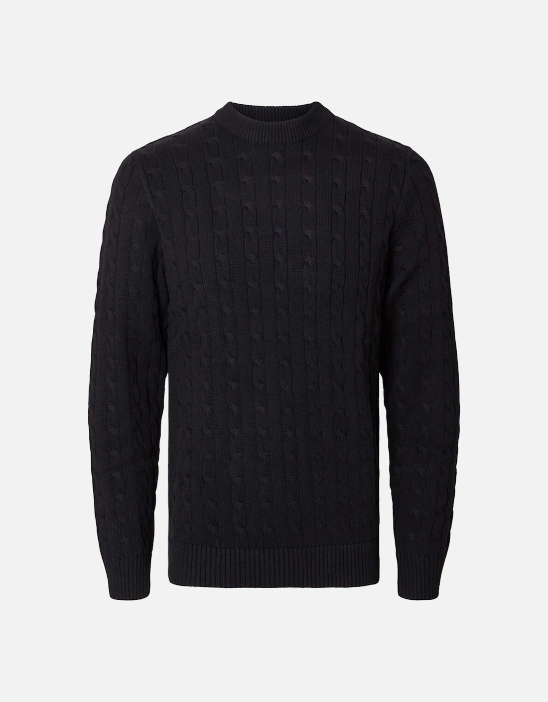 Homme Ryan Structure Crew Neck Black