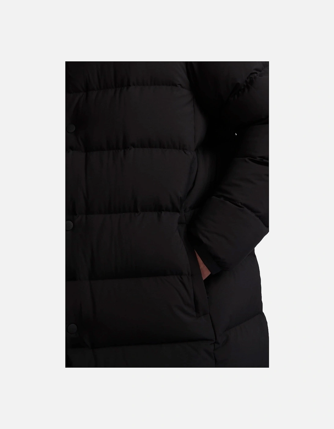 Panorama Long Puffer Jacket Black