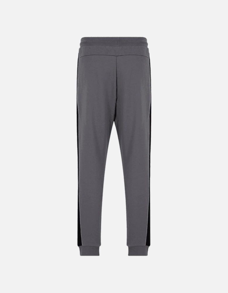 Rubberised Logo Grey Tracksuit Pant