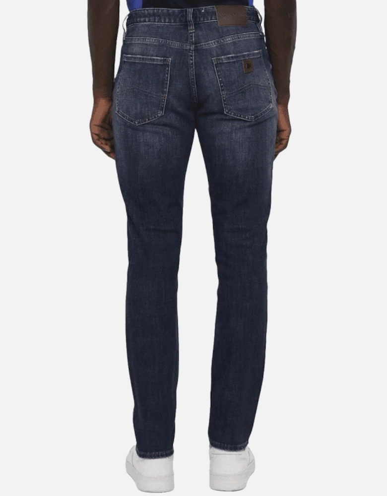 J14 Skinny Fit Dark Wash Blue Jeans