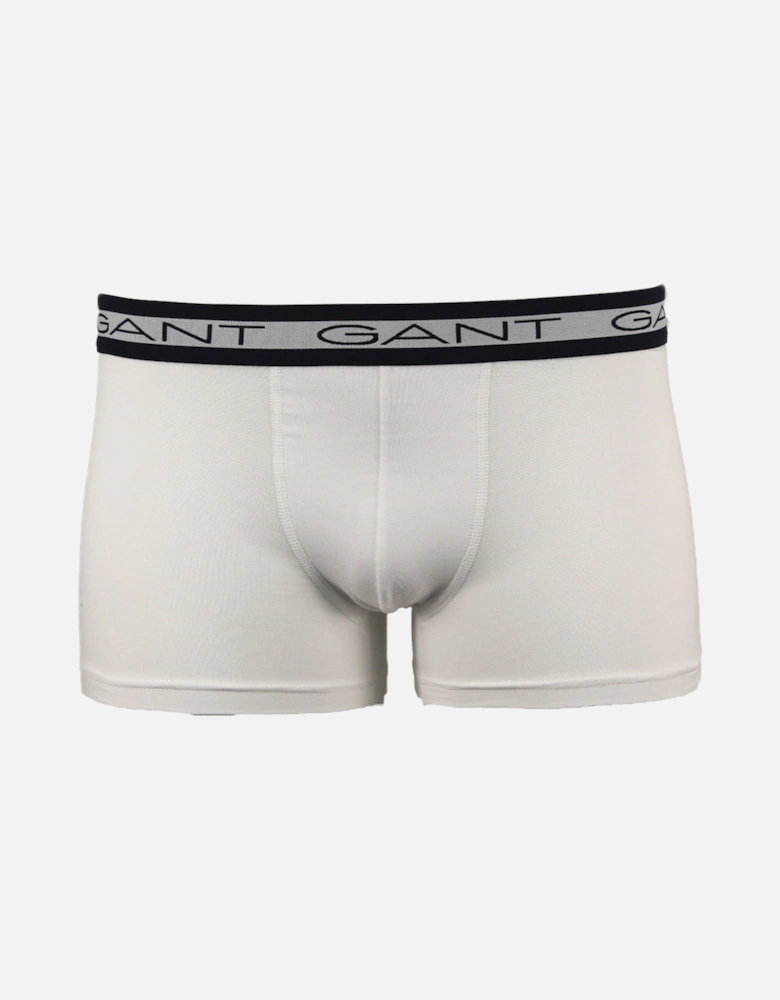 3-Pack Core Boxer Trunks, Burgundy/Navy/White