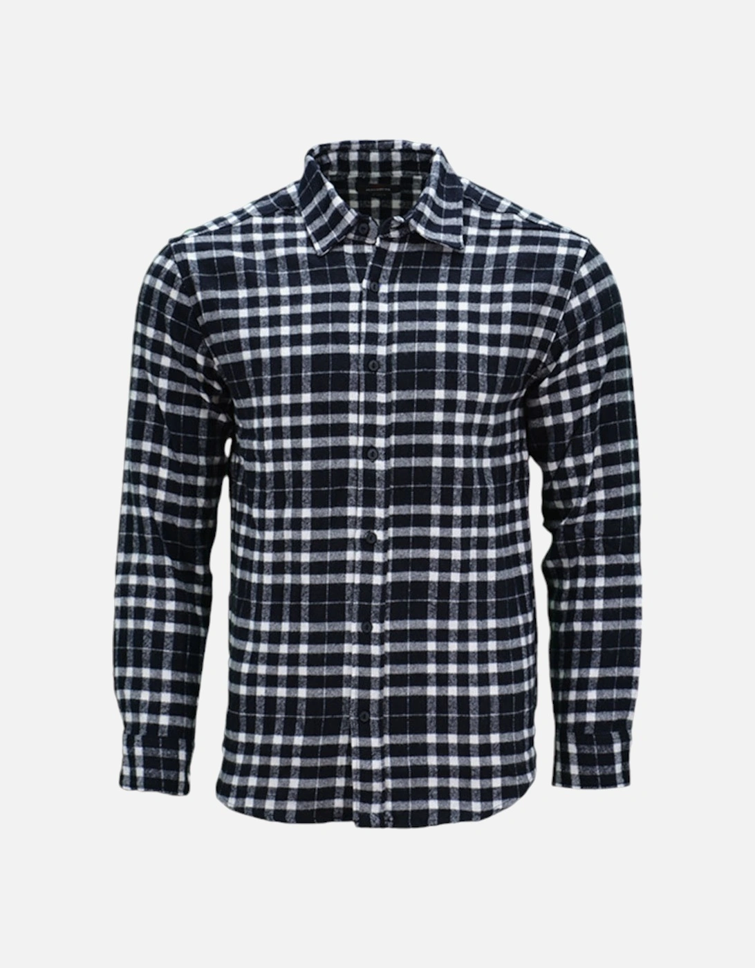 PULL & BEAR Mens Check Shirts Cotton Long Sleeve Soft Flannel Lumberjack Shirt, 2 of 1