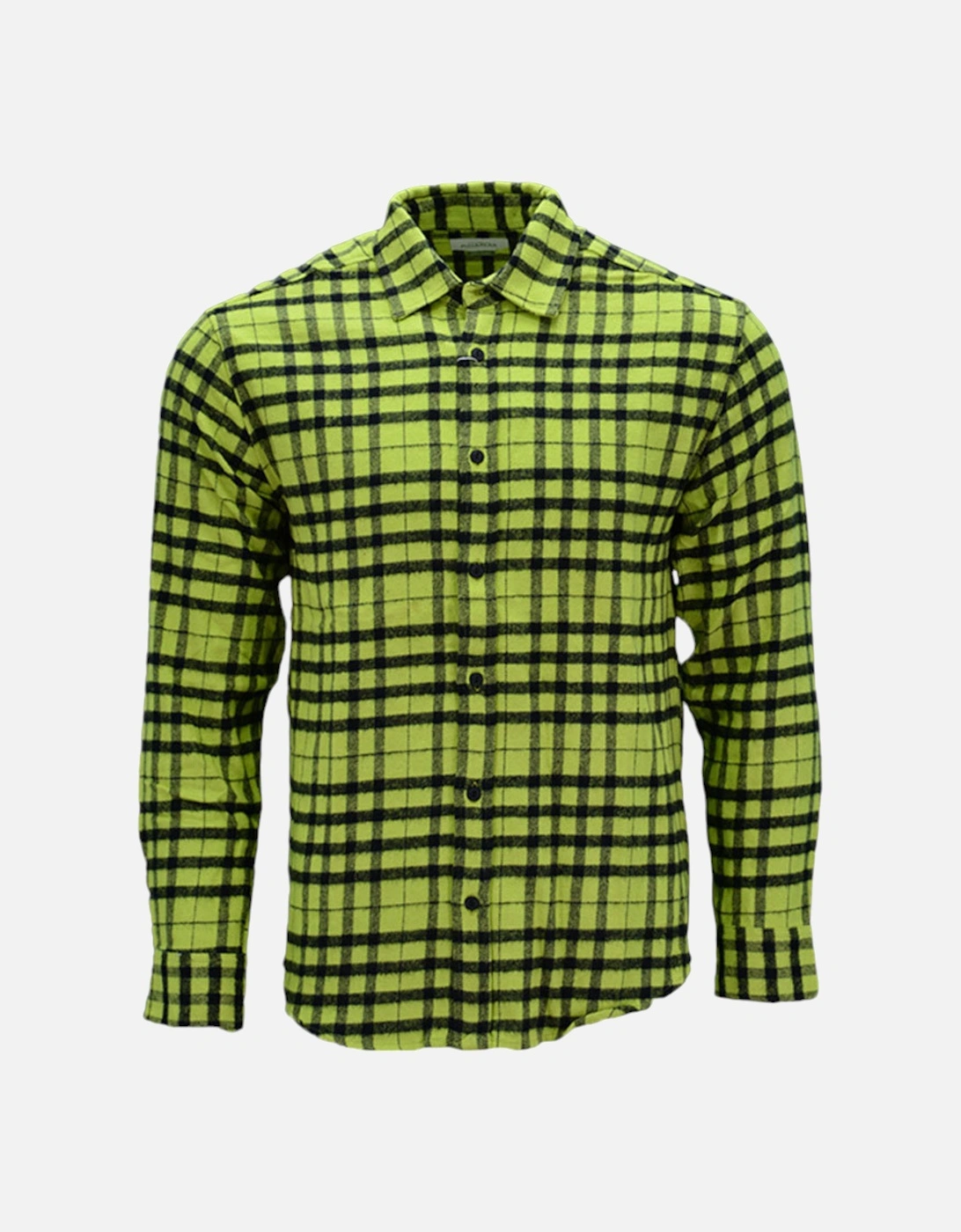 PULL & BEAR Mens Check Shirts Cotton Long Sleeve Soft Flannel Lumberjack Shirt, 2 of 1